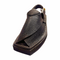 “Black Dotted Kaptaan Chappal: Secure Grip, Breezy Comfort & Foot Alignment”
