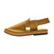 “Kaptan Zalmi Yellow Mustard Chappal – Hand‑Stitched Build Ensures Lasting Durability”