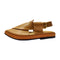 "Kaptan ZALMI Camel Chappal – Tyre‑Rubber Sole Prevents Slips”
