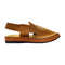 "Kaptan ZALMI Camel Chappal – Tyre‑Rubber Sole Prevents Slips”