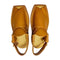 “Kaptan Zalmi Yellow Mustard Chappal – Hand‑Stitched Build Ensures Lasting Durability”