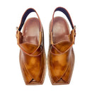 "Kaptan Chappal – Stylish Double Shade Edition" “Durable Leather, Cushioned, Grippy, Hand‑Stitched”