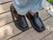 “Black Shine Kaptaan Chappal: Stylishly Defeats Foot Fatigue”