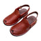 Red Mustard Round Peshawari Chappal – Classic Ethnic Style