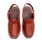 Red Mustard Round Peshawari Chappal – Classic Ethnic Style