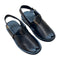 "Black Shine Round Peshawari Chappal – Premium Handmade Footwear"