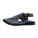 "Zardari Style Black Mate Chappal – Crafted for Royal Elegance"