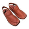 Classic Red Mustard Zardari Chappal